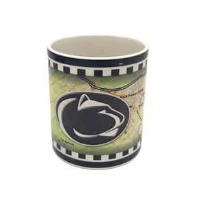 Penn State Collage Nittany Lions Ceramic Map Coffee‎ Mug